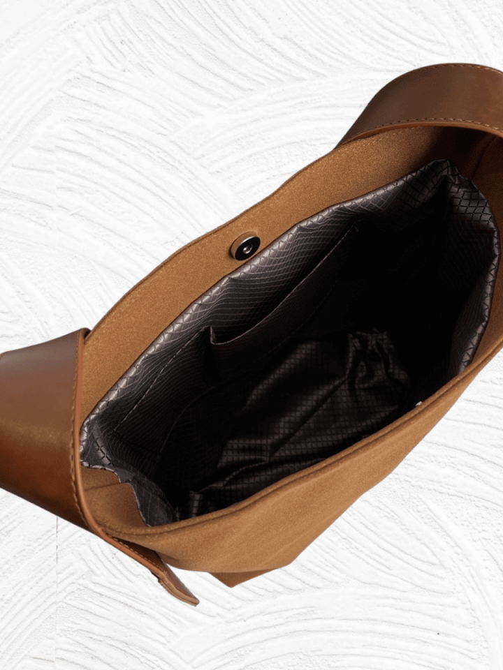 Rubby Taba Süet Omuz ve Çapraz Çanta (Outlet)