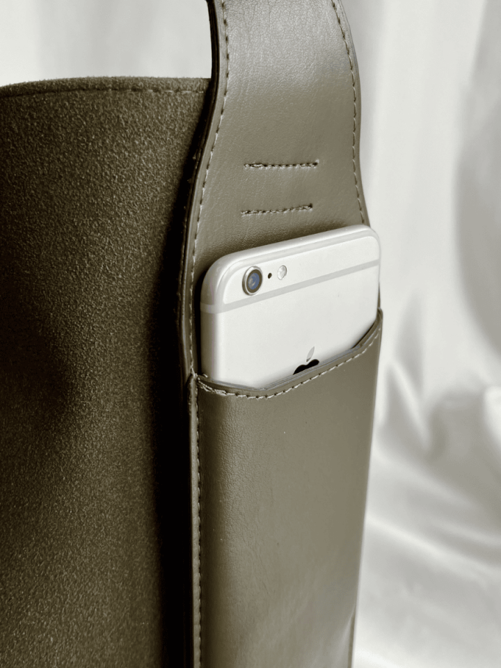 Rubby Haki Süet Omuz ve Çapraz Çanta (Outlet)