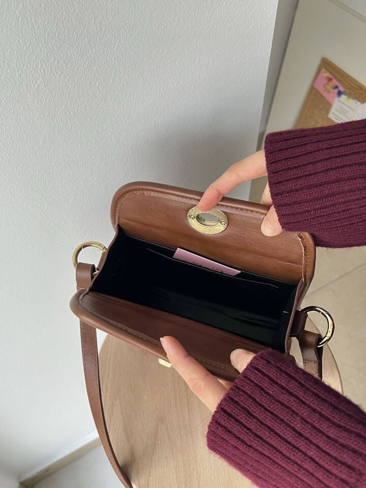 KATE Taba İki Askılı Kilit Detaylı Kadın Çanta