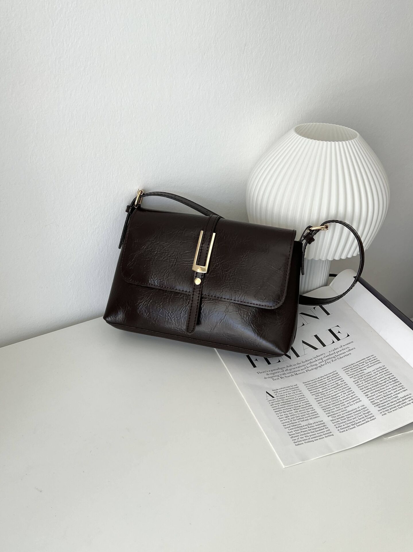 Senna Mini Kahve Kol Çantası