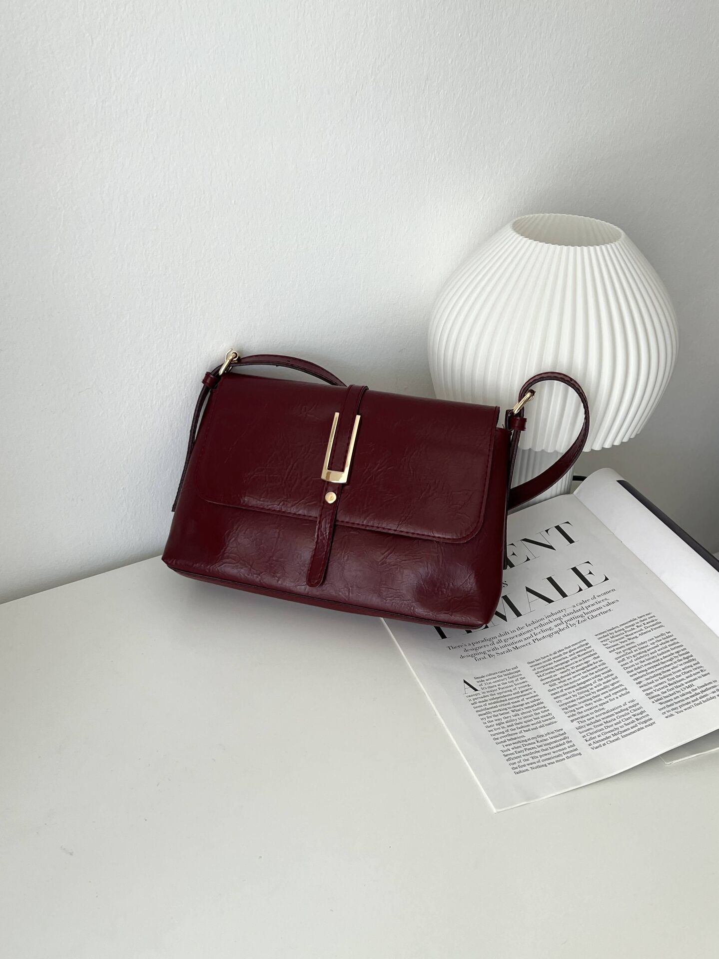 Senna Mini Bordo Kol Çantası