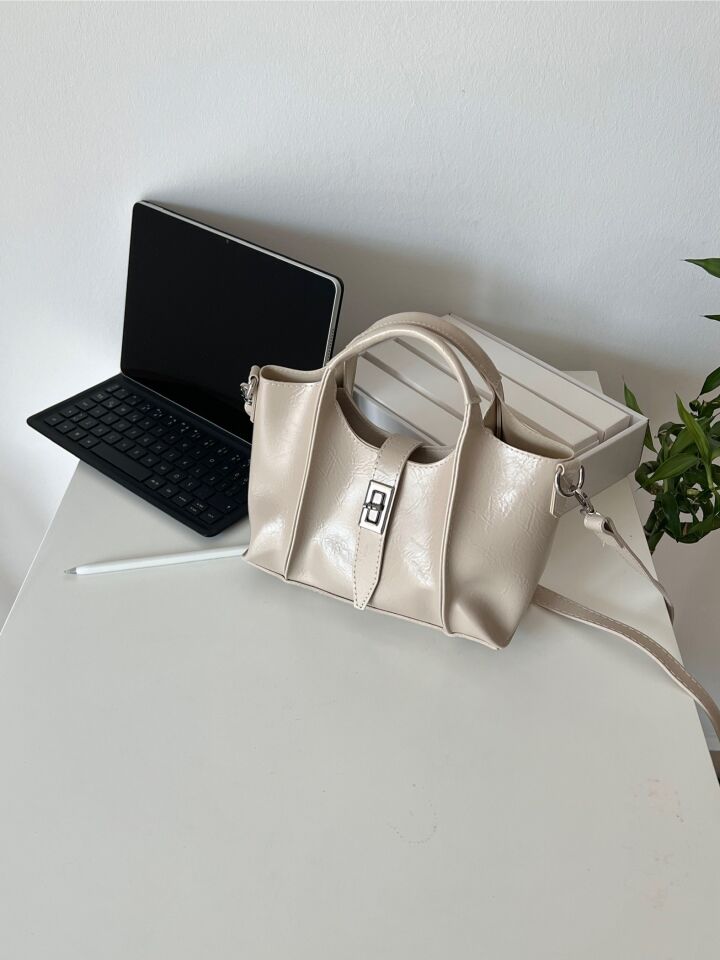 Emma Bej Çapraz Askılı Çanta