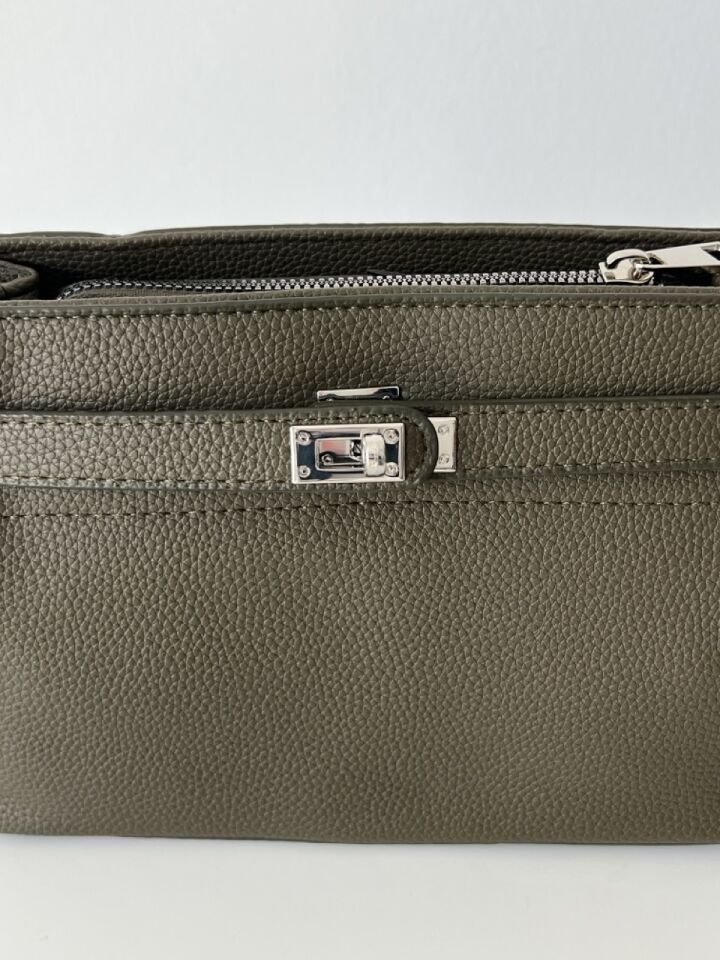 Tracy Aksesuar Detaylı Haki Çapraz Çanta