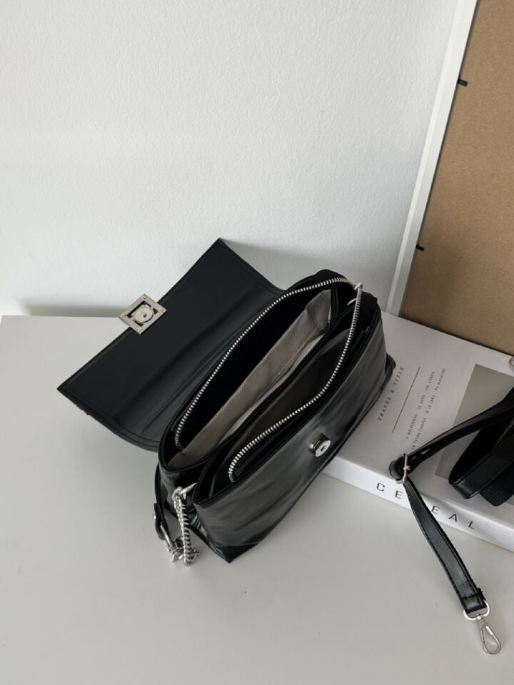 Asiwa Acı Kahve Zincir Askılı Kadın Çanta