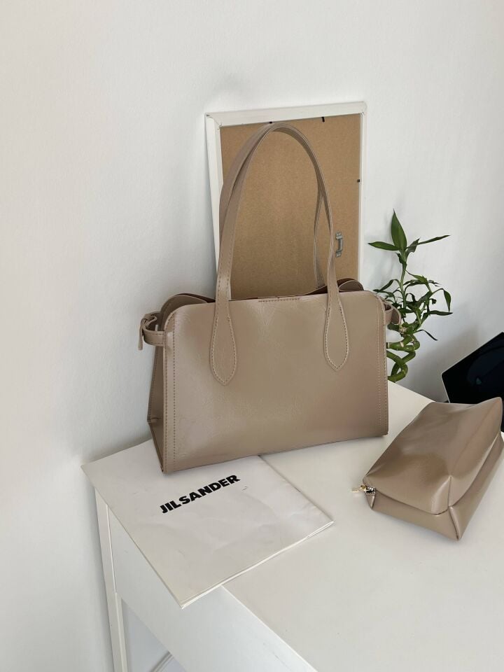 Clara Bej Yavrulu Geniş Kol Çantası