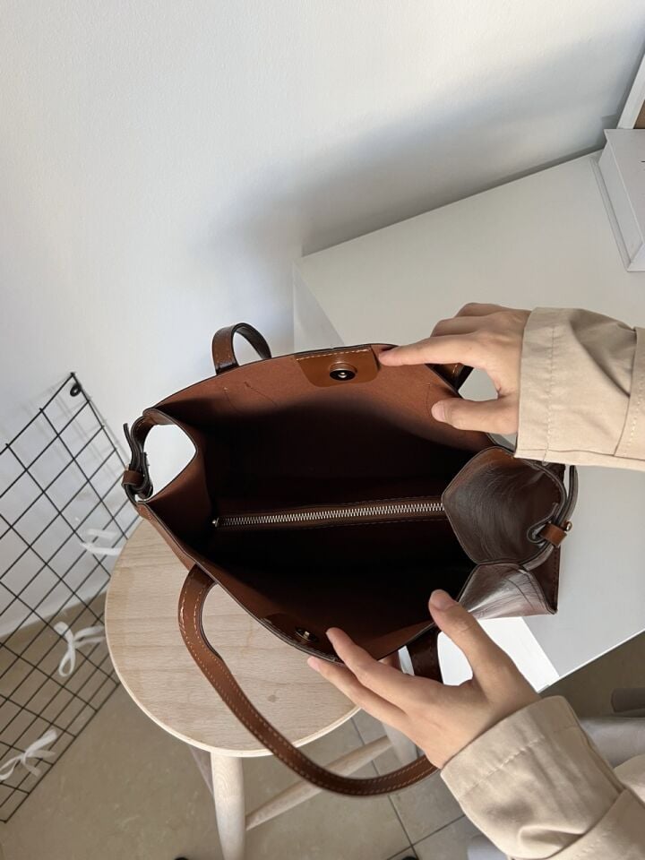 Clara Taba Yavrulu Geniş Kol Çantası