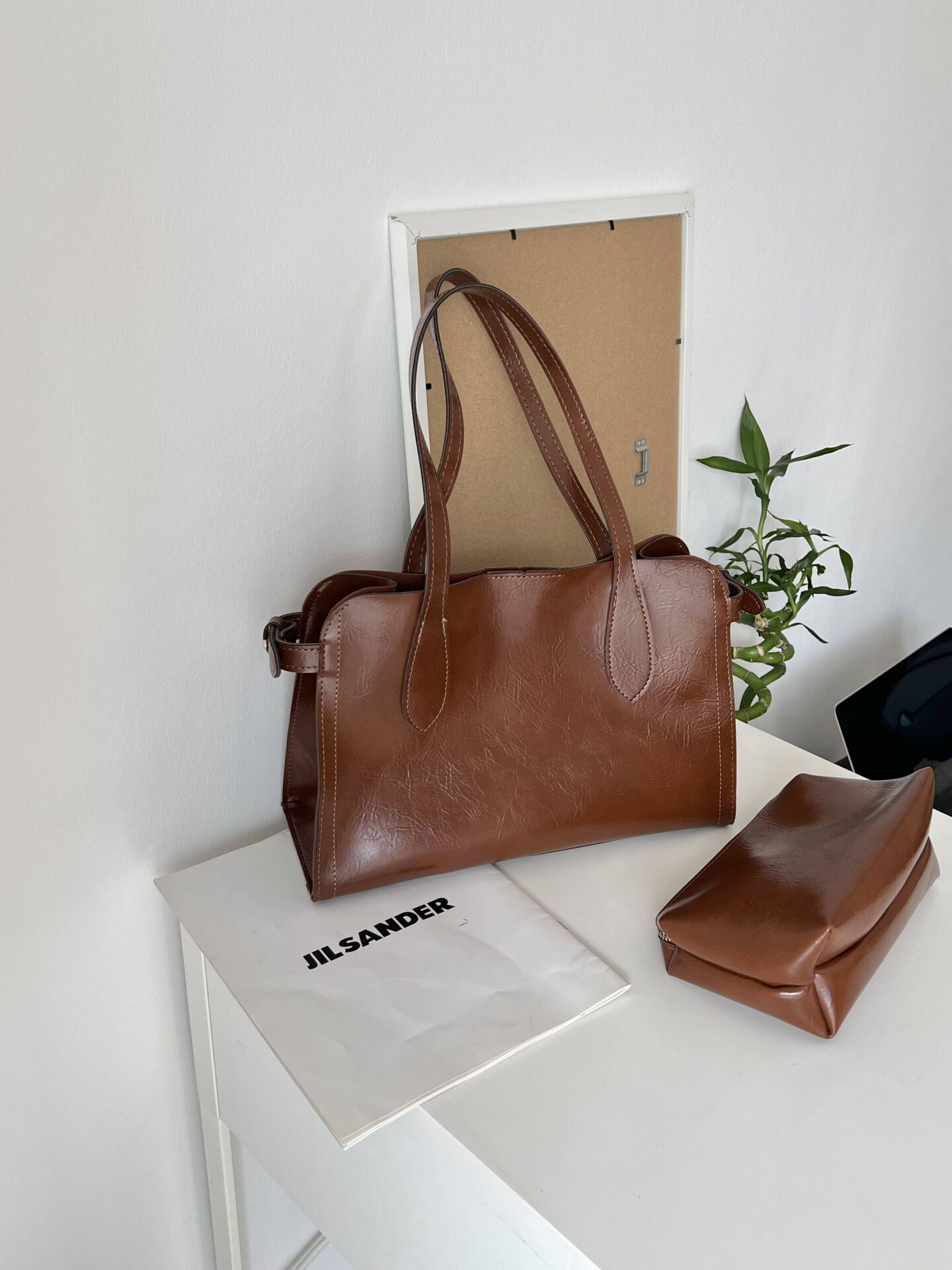 Clara Taba Yavrulu Geniş Kol Çantası