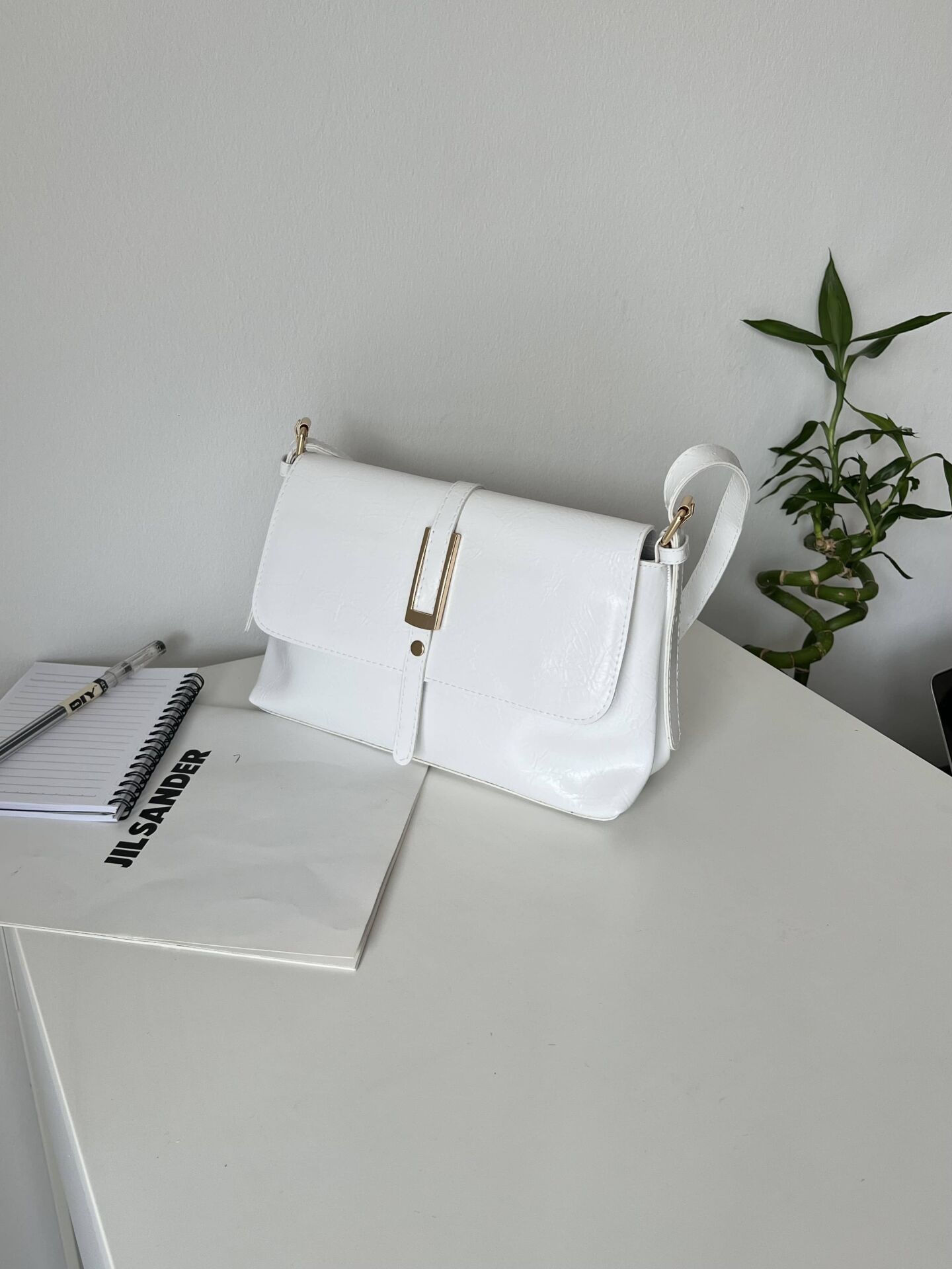 Senna Mini Beyaz Kol Çantası