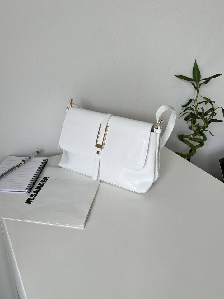 Senna Mini Beyaz Kol Çantası